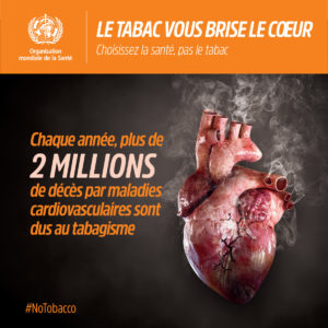 Journée mondiale sans tabac : chaque année, plus de 2 millions de décès par maladies cardiovasculaires sont dus au tabagisme.